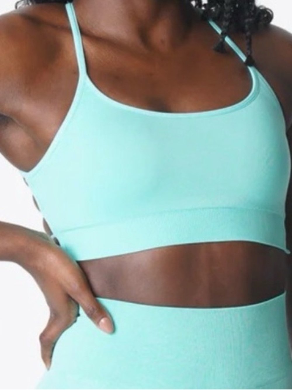 NVGTN Seamless Aqua Sports Bra